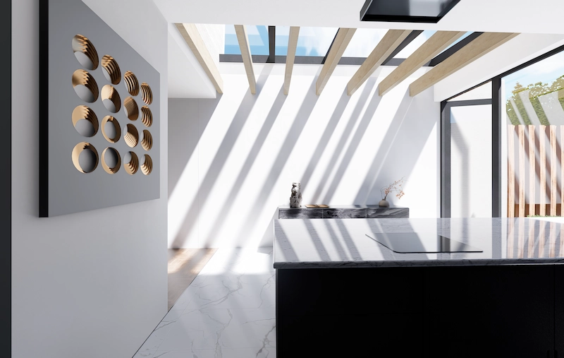 Architecturale visualisatie — De Feest Keuken in Leuvens industrieel erfgoed