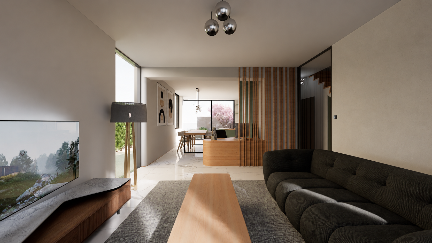 Architecturale visualisatie — Oude Vernieuwing, interieurrenovatie in Kraainem