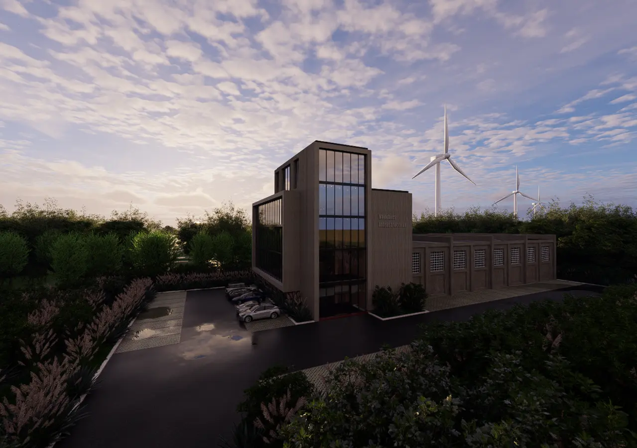 Architecturale visualisatie — Vandalis watergroep infrastructuur in provincie Antwerpen